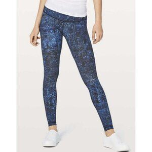 ululemon Wunder Under Low-Rise Tight *Full-On Luxtreme City Lights Sz 8 EUC
